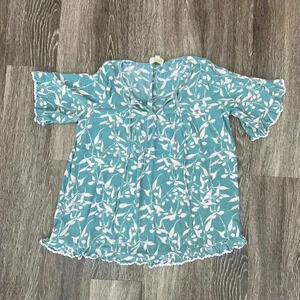 Womens Weekend Suzanne Betro Green Blouse - L